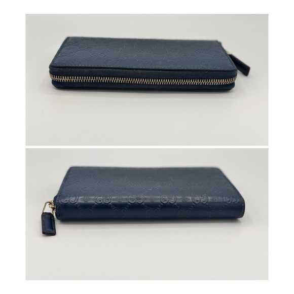 Gucci Navy Animalier Wallet w/ Box - Picture 3 of 12